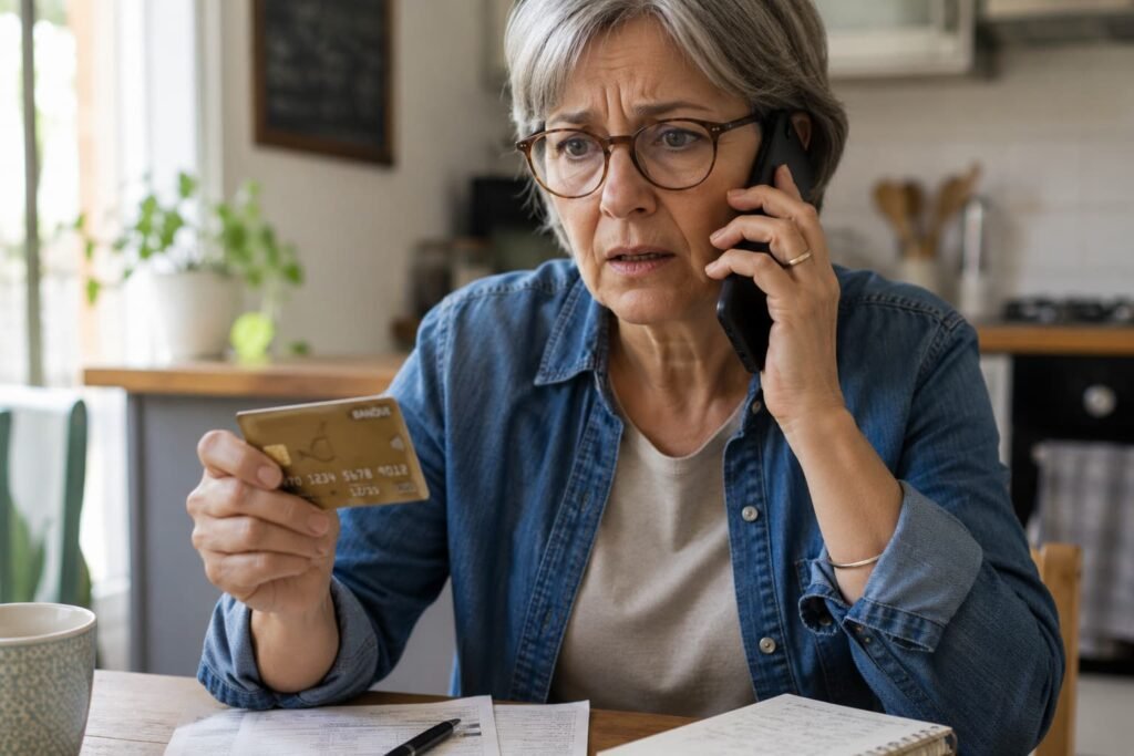 Illustration d'un appel à la banque