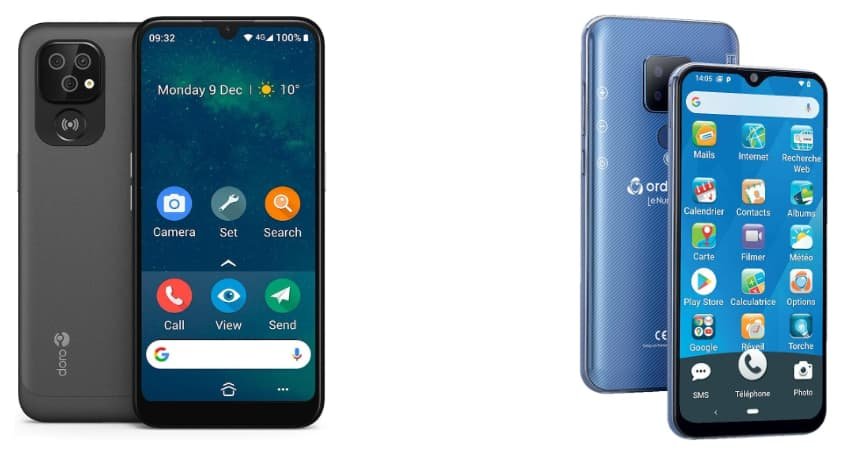 Doro 8100 et Ordissimo Le Smartphone